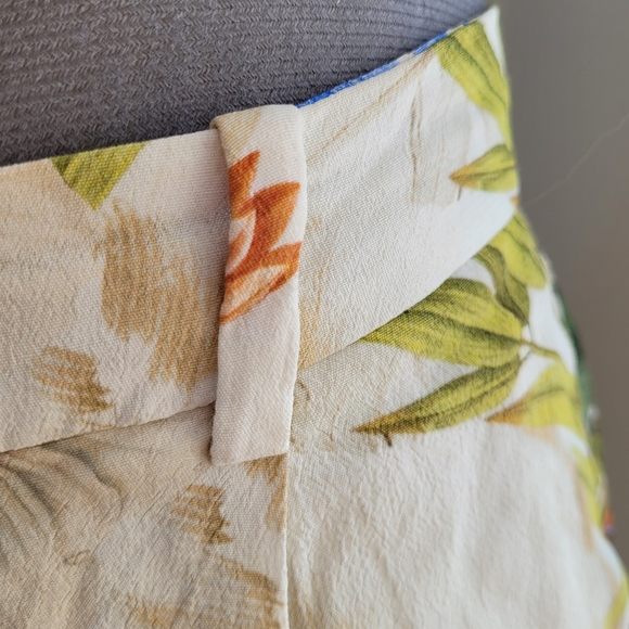 Zara tropical print pant size medium - Picture 7 of 10